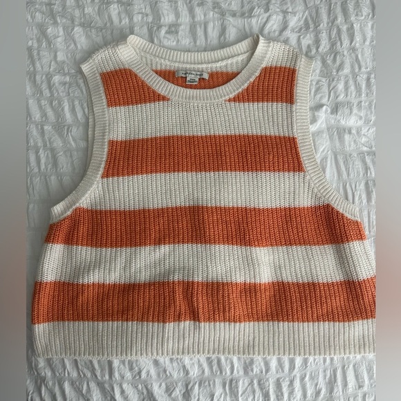 American Eagle Knitted Striped Vest - Picture 2 of 3